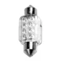 Bec LED 12V - 13x35mm - 8LED Sofit SV8,5-8 1buc - Albastru