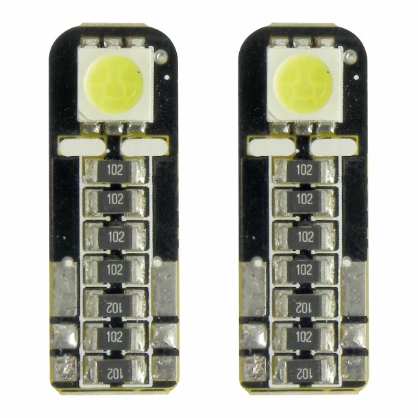 Carpoint 12V Led - 1SMD - T10 W2,1x9,5d Canbus - 2 pcs - White wide beam