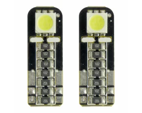 Bec Led - 1SMD 12V pozitie T10 W2,1x9,5d Canbus 2buc Carpoint - Alb dispersat - Resigilat