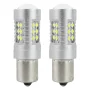 Led izzó 24SMD 3030, 12/24V Féklámpa, irányjelző, ködlámpa, 1156, P21W, BA15s Canbus 2db - Fehér