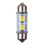 Bec Led - 2SMD 12V sofit T11x36mm soclu SV8,5-8 2buc - Alb