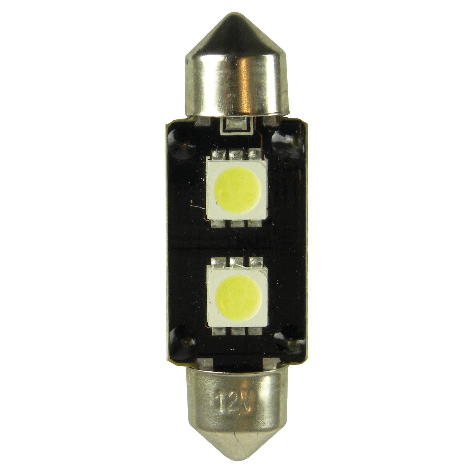 12V Led bulb - 2SMD T11x37mm - SV8,5-8 Canbus 2 pcs Carpoint - White thumb