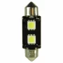 12V Led bulb - 2SMD T11x37mm - SV8,5-8 Canbus 2 pcs Carpoint - White