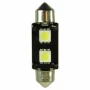 Bec Led - 2SMD 12V sofit T11x37mm soclu SV8,5-8 Canbus 1buc Carpoint - Alb