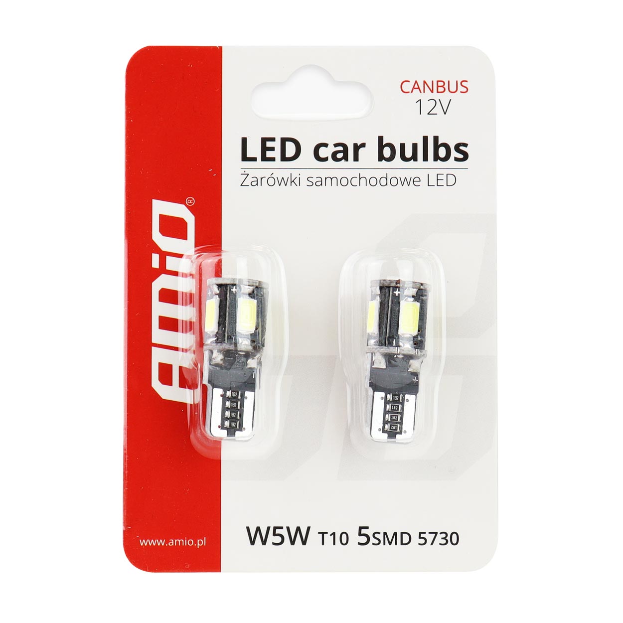 LED CANBUS 5SMD 5730 T10 (W5W) White thumb