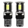 Bec Led 5SMD 5730 12V Pozitie W5W, T10 Canbus 2buc - Alb