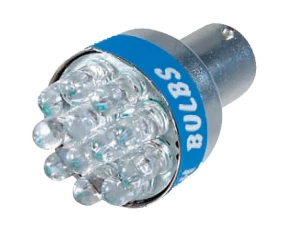 Bec Multi-Led 12Led 12V Frana, ceata spate 21W BA15s 1buc - Rosu