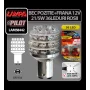 12V Multi-Led Lamp 36Led P21/5W Rear driving, Fog lamp BAY15d 1pcs - Red