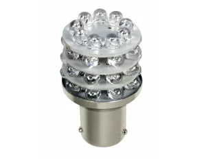 Led izzó Multi-led 36Led 12V - P21/5W Helyzetjelző, Fék BAY15d 1db - Piros