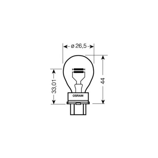 Bec Original Line 12V - P27/7W - 3157 Pozitie, frana, etc. W2.5x16q 1buc Osram