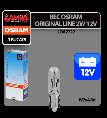 12V Original Line - 2W - W2x4,6d - 1 pcs - Bulk thumb