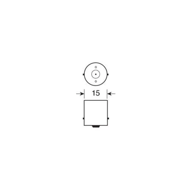 12V Original Line - R5W - 5W - BA15s - 1 pcs - Bulk