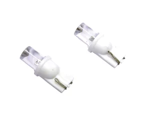 Carpoint 12V 5W Colour-Led, lamp 1 Led - (T10) - W2,1x9,5d 2pcs - White wide beam