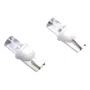 Bec tip LED 12V 5W soclu plastic T10 W2,1X9,5d 2buc Carpoint - Alb dispersat