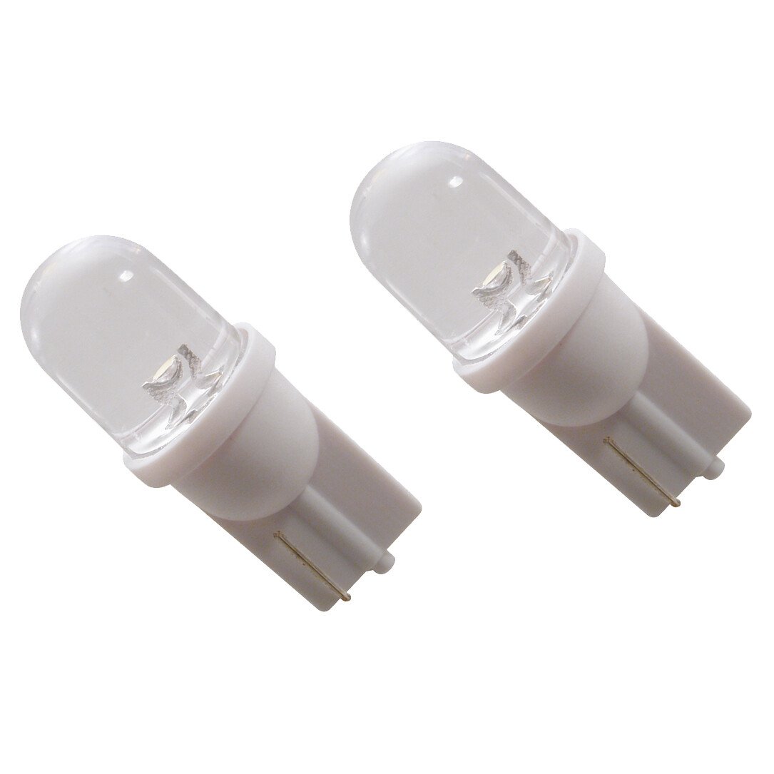 Carpoint 12V 5W T10 W2,1x9,5d műanyag foglalatos LED-égő 2db - Fehér fókuszált thumb