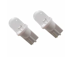 Bec tip LED 12V 5W soclu plastic T10 W2,1X9,5d 2buc Carpoint - Alb focalizat