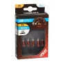 12V Cockpit colour Led 1 Led - (T5) - W2x4,6d - 5 pcs - Red