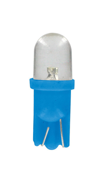 Bec tip LED 12V soclu pl. T10 W2,1X9,5d 2buc Albastru focalizat thumb