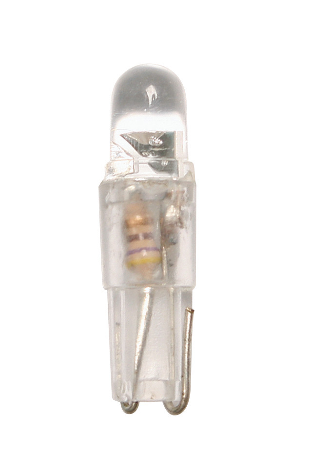 12V Micro lamp wedge base 1 Led - (T5) - W2x4,6d - 2 pcs - Rainbow thumb