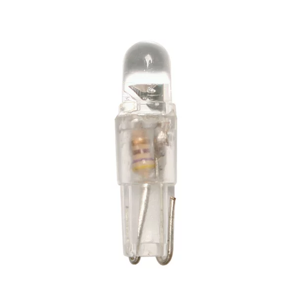 12V Micro lamp wedge base 1 Led - (T5) - W2x4,6d - 2 pcs - Rainbow