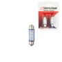 Bec tip LED 12V sofit cu 6 leduri 10x39mm SV8,5-8 2buc - Albastru