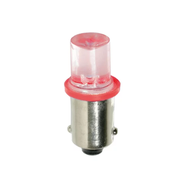 24V Micro lamp 1 Led - (T4W) - BA9s - 2 pcs - D/Blister - Red