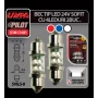 Bec tip LED 24V sofit cu 4 leduri 11x38mm SV8,5-8 2buc - Alb