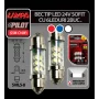 24V Festoon lamp 6 Led - 11x41 mm - SV8,5-8 - 2 pcs - White