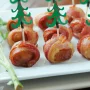 Bețișoare pentru aperitiv - decorate - brad de Crăciun - 8,5 cm