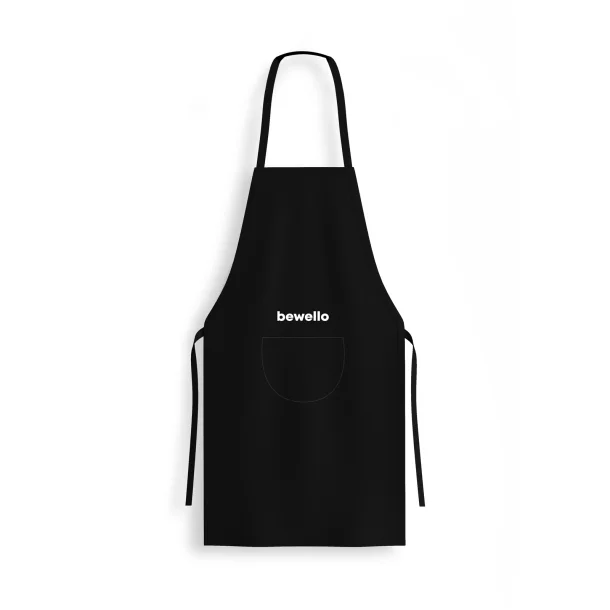 Bewello - Şorţ de bucătărie - negru - 70 x 67 cm