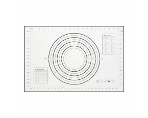 Blat din silicon - cu diagramă pentru întinderea aluaturi - 60 x 40 cm