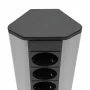 Bloc multiprize incorprabil, de colţ, rabatabil + 2x USB, 2,1A