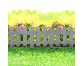 Flower bed border /fence 40.5 x 29.5 cm - gray