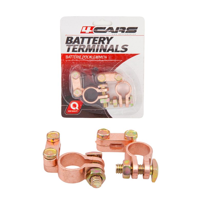 4Cars battery clamps 2pcs - Resealed thumb