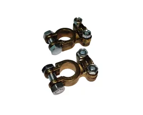 Copper battery clamp set 2pcs