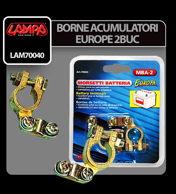 Battery clamps Europe type thumb