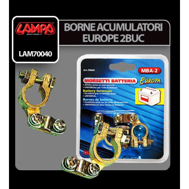 Battery clamps Europe type