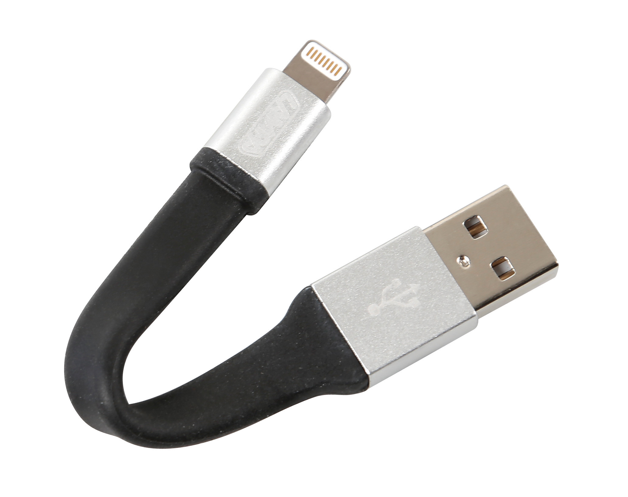 Breloc chei cu cablu 10cm - USB la Apple Lightning thumb