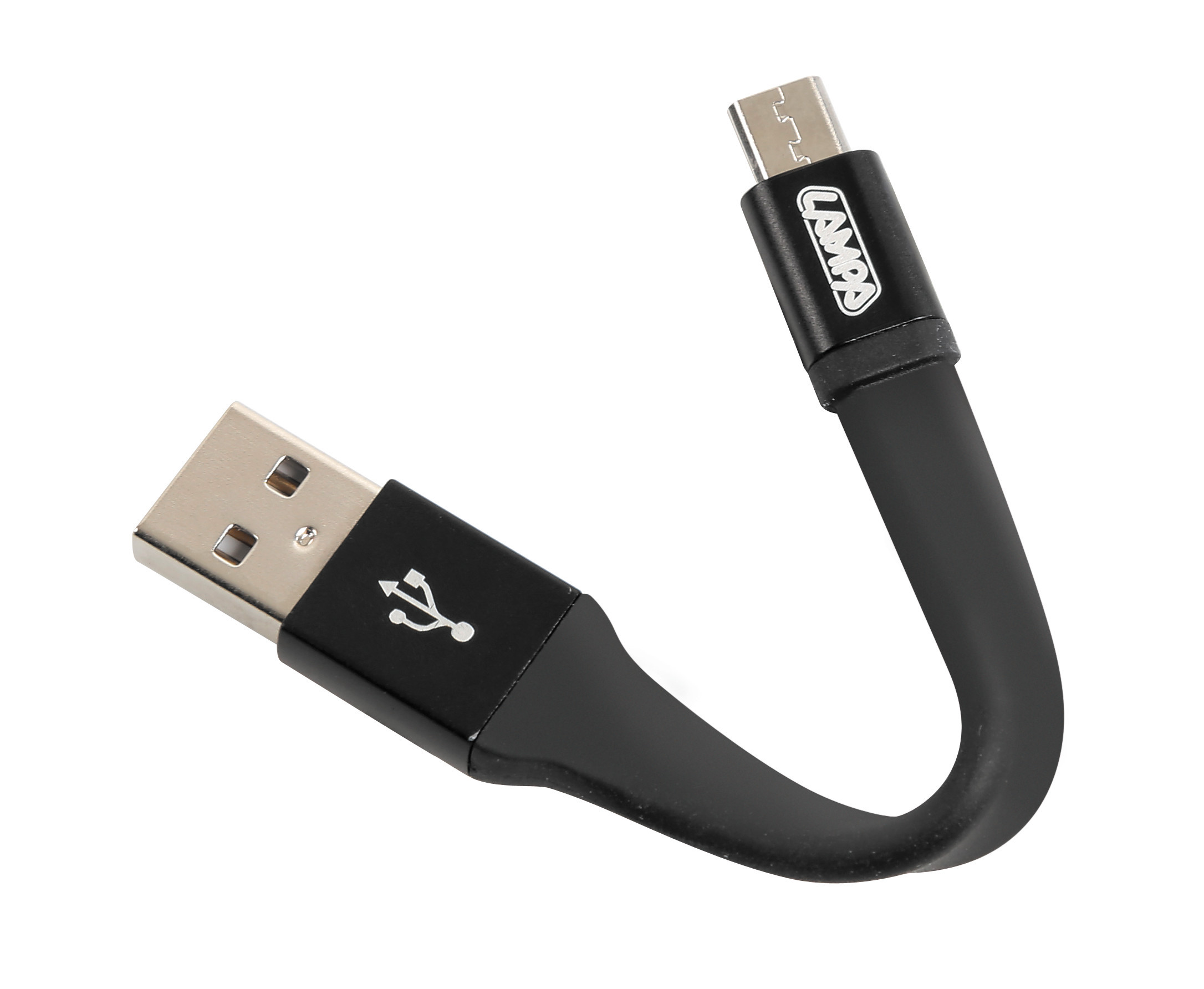 Breloc chei cu cablu 10cm - USB la Micro USB thumb