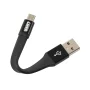 Kulcstartó 10cm-es kábellel - USB-röl - micro USB-re