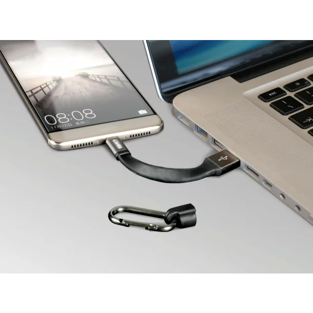 Key chain with Usb &gt; Usb Type-C - 10 cm