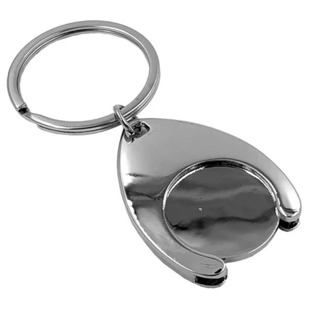 Key ring - Coin for shopping trolley