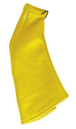 Lampa leather central handbrake boot - Yellow thumb