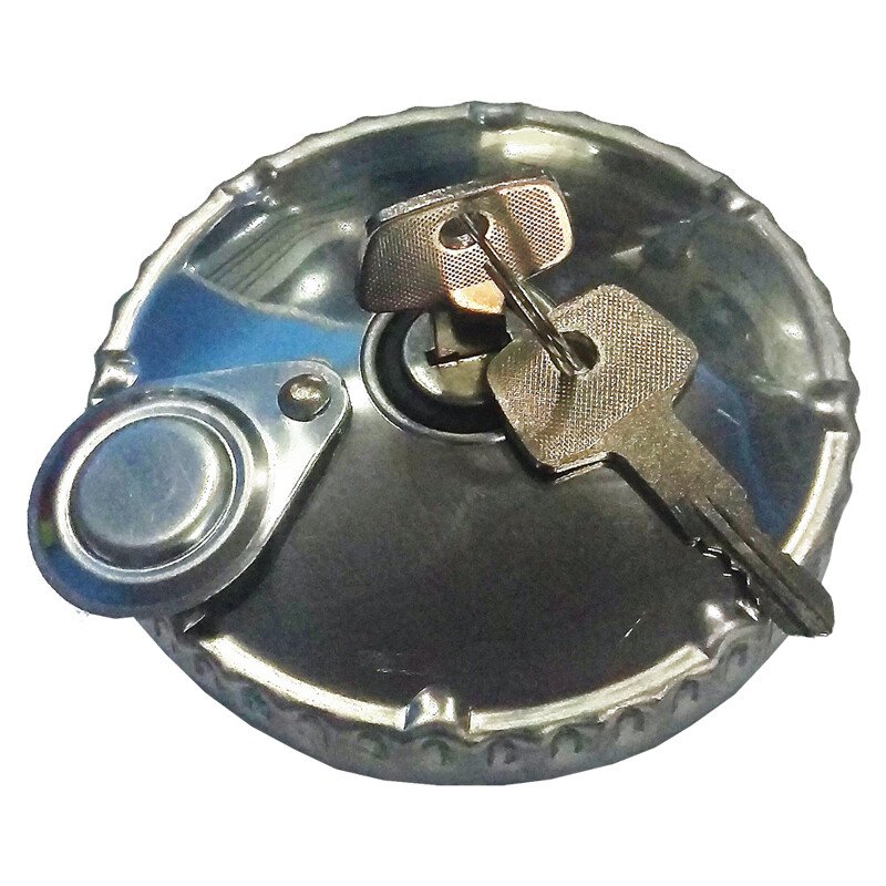 Kamar Chromed metal Tank-Lock with keys - Ø 80mm thumb