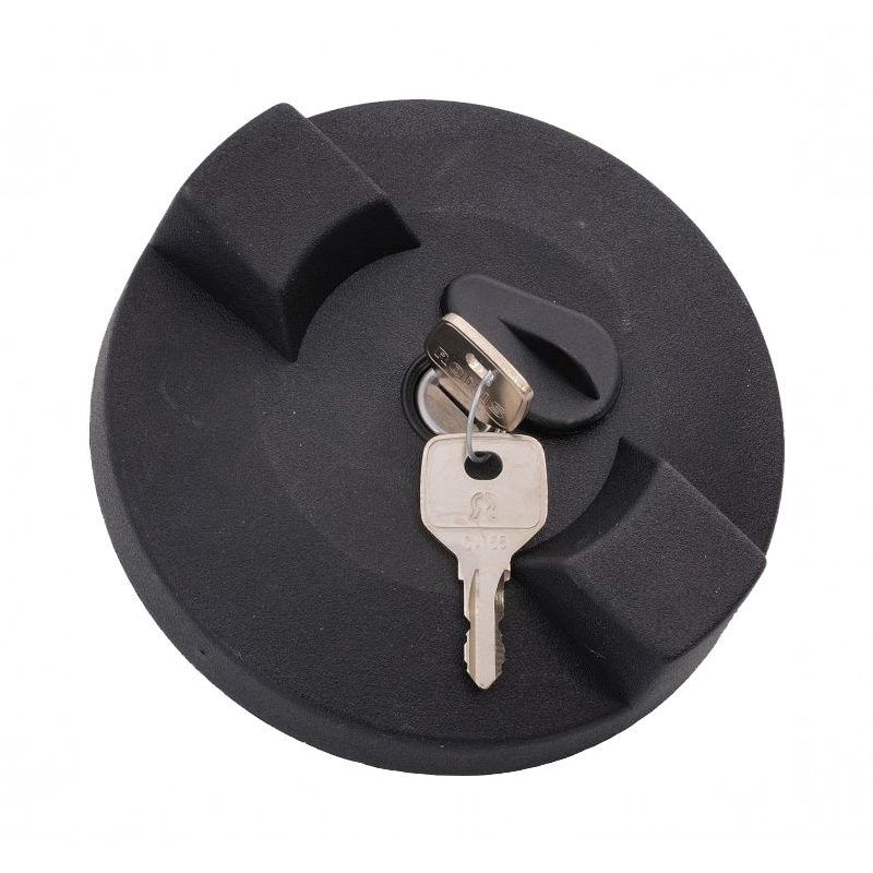 Kamar black plastic Tank-Lock with keys - Ø 80mm thumb