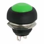 Buton 1 circuit 1A-250V OFF-(ON), verde