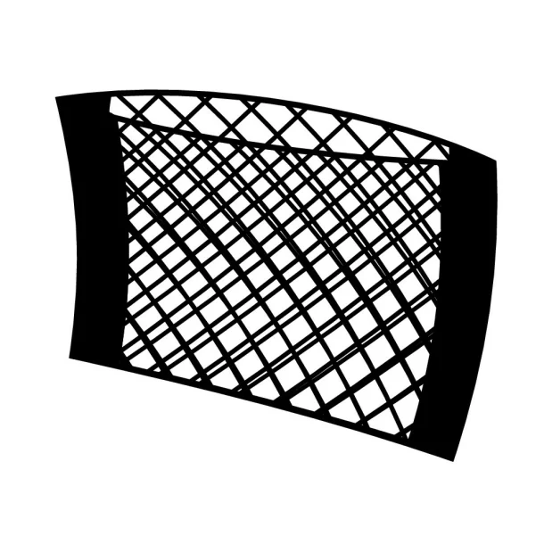 Net-System-6, elasticized net pocket - 40x25cm