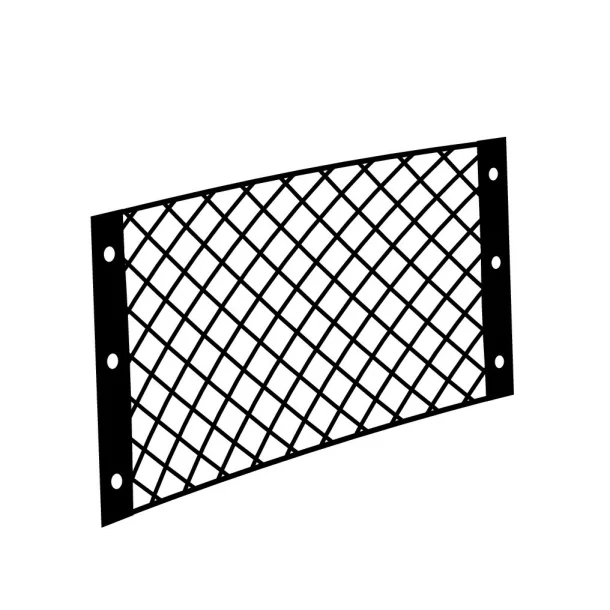 Net-System-8, rugalmas hálós zseb - 24x18cm