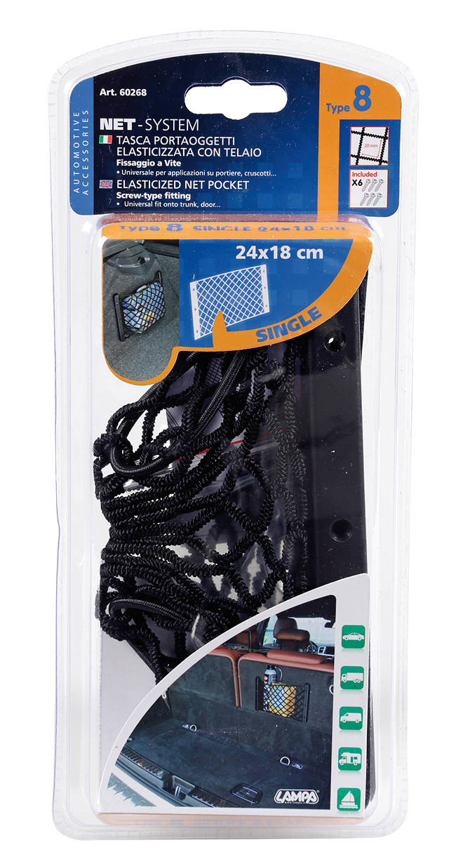 Buzunar depozitare elastic Net-System-8 24x18cm thumb
