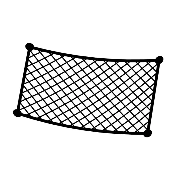 Net-System-9, elasticized net pocket - 30x18cm